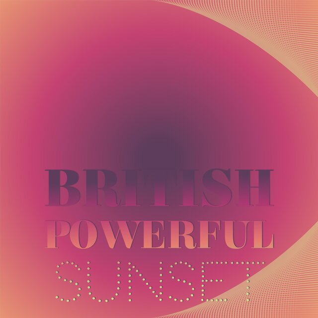 British Powerful Sunset