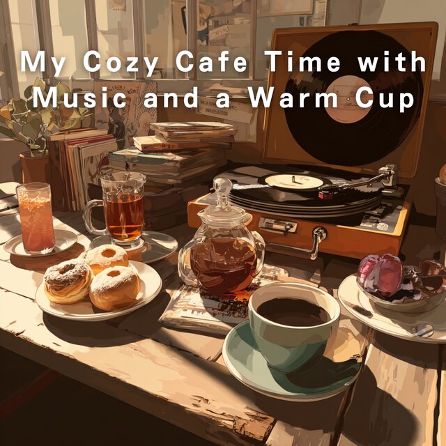 My Cozy Cafe Time with Music and a Warm Cup