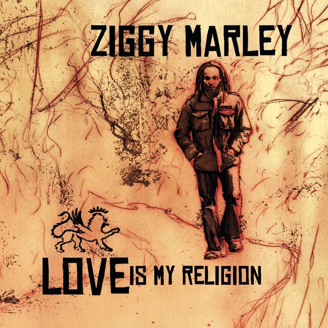 Cover art for album Love Is My Religion by Ziggy Marley
