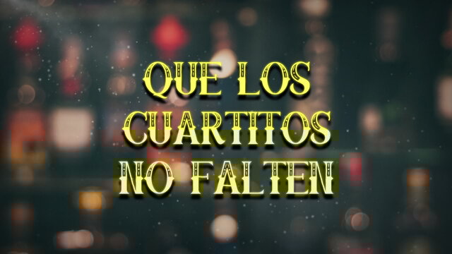 Que Los Cuartitos No Falten (LETRA/En Vivo)