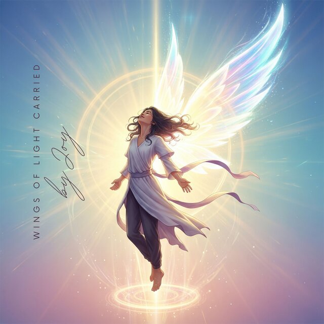 Wings of Light Carried by Joy