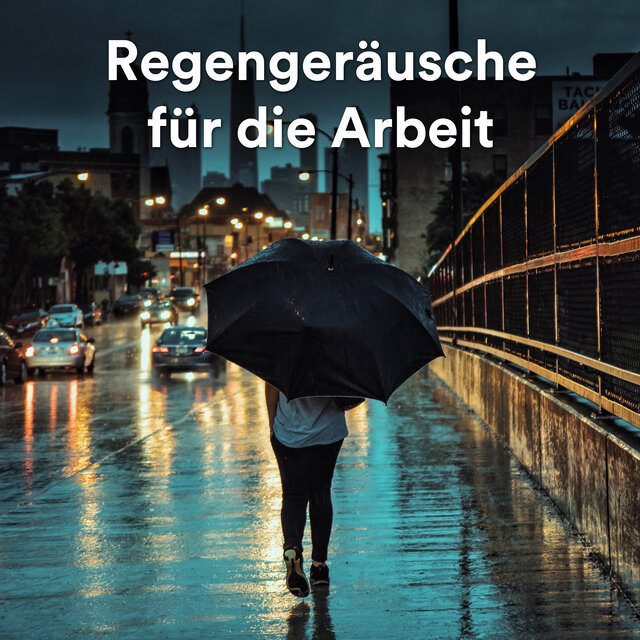 Regengeräusche für die Arbeit