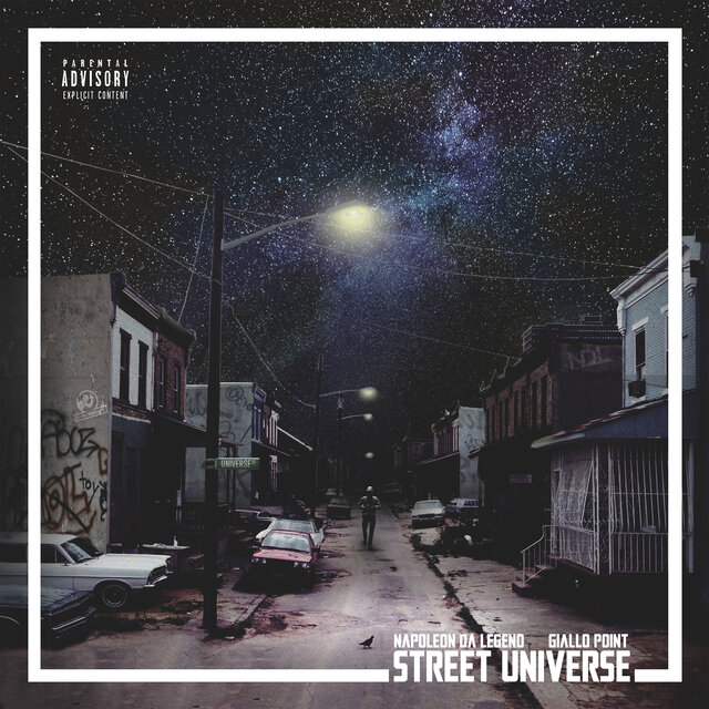 Cover art for album Street Universe by Napoleon Da Legend, Giallo Point
