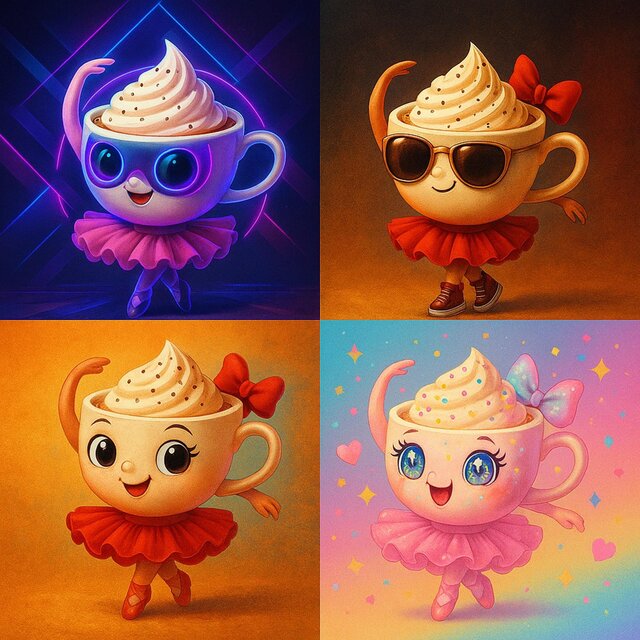 The Many Faces of Ballerina Capuchina (Global Remix Atlas)