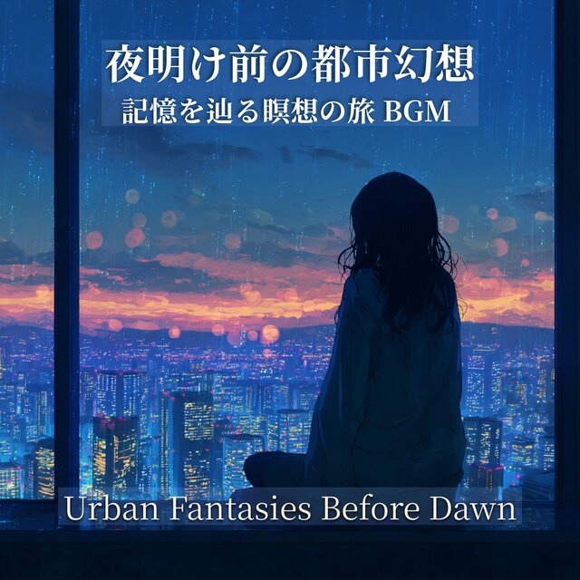 夜明け前の都市幻想：記憶を辿る瞑想の旅 BGM - Urban Fantasies Before Dawn: A Meditative Journey Through Memory & Reflection Lofi/Chillhop/Ambient Study Music