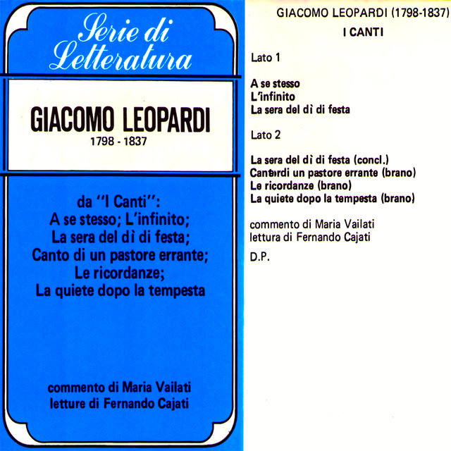 Giacomo Leopardi