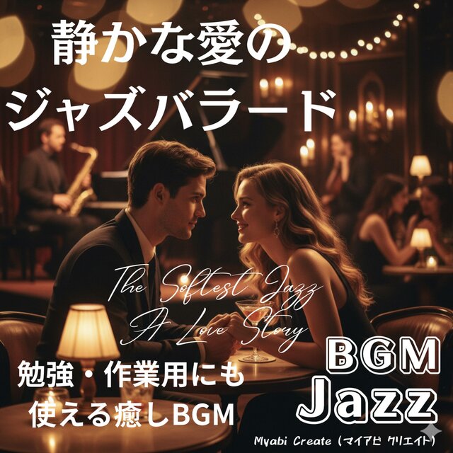 静かな愛のジャズバラード - 勉強用・作業用にも使える癒しBGM リラックス 睡眠用 店舗用 カフェ Jazz