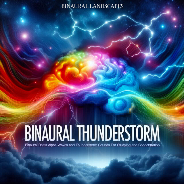 Binaural Thunderstorm - Binaural Beats Alpha Waves and Thunderstorm Sounds For Studying and Concentration