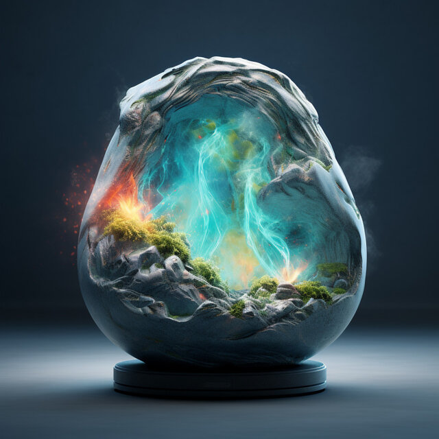 Meditative Thunder Harmonies: Serene Melodies