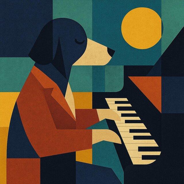 Cubist Canine Keys