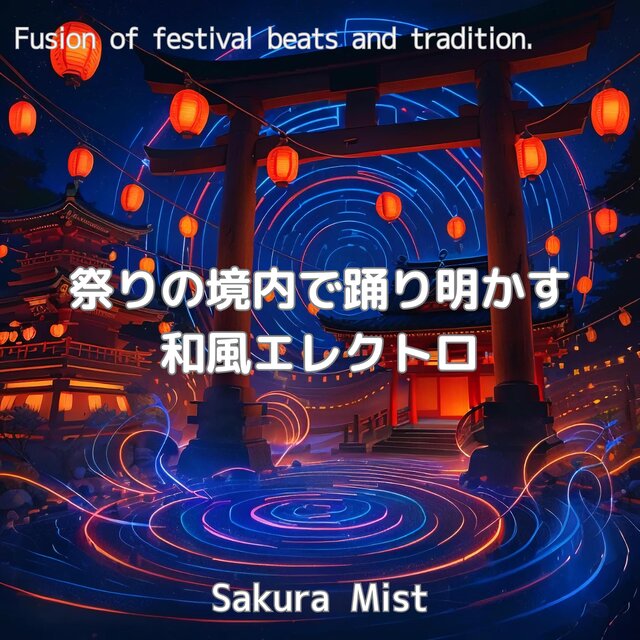 祭りの境内で踊り明かす和風エレクトロ