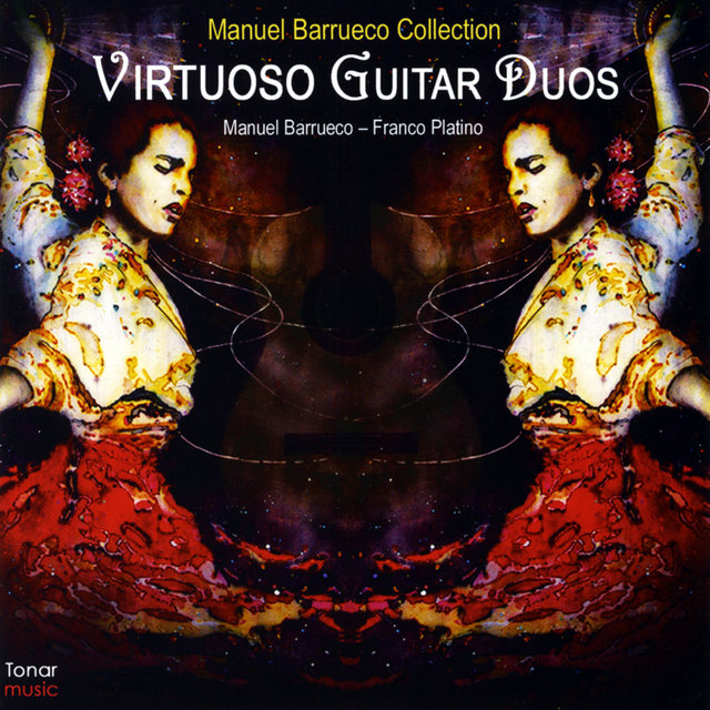 Cover art for album Virtuoso Guitar Duos by Manuel Barrueco & Franco Platino