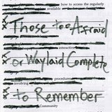 Those Too Afraid or Waylaid Complete to Remember