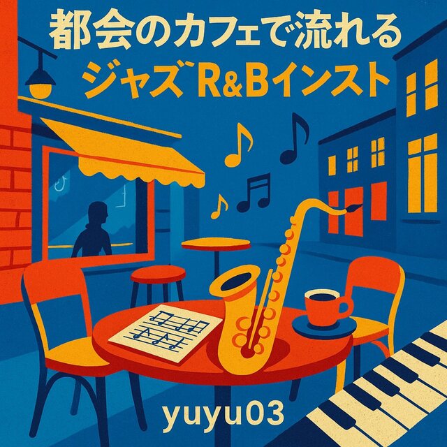 都会のカフェで流れるジャズR&Bインスト