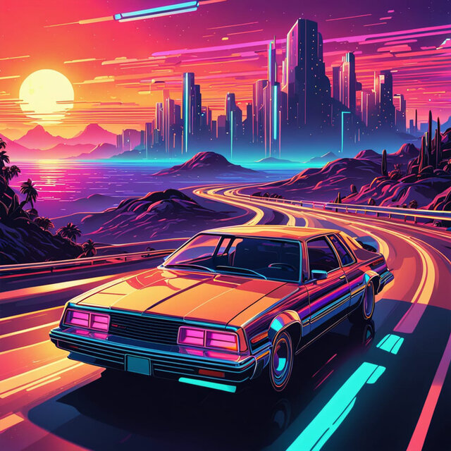 Circuit Mind: Synthwave for Study and Focus