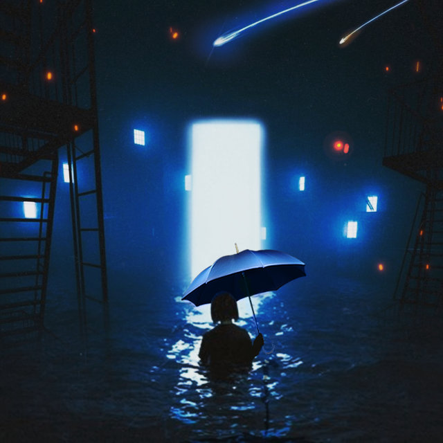 Umbrella Blue