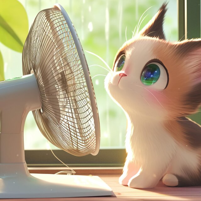 Hot Weather with My Cat
