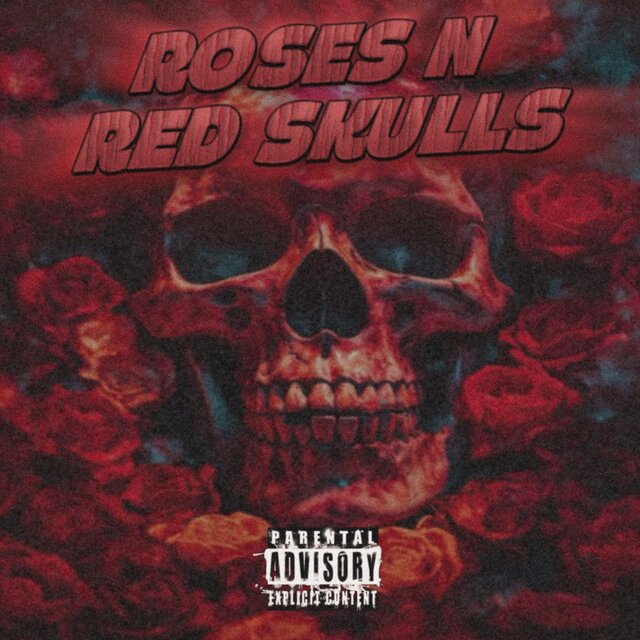 ROSES N RED SKULLS