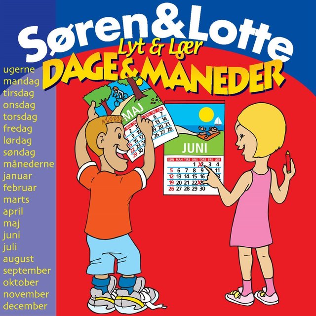 Lyt & Lær/dage & måneder