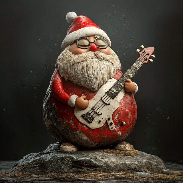 Christmas　snow　Rock