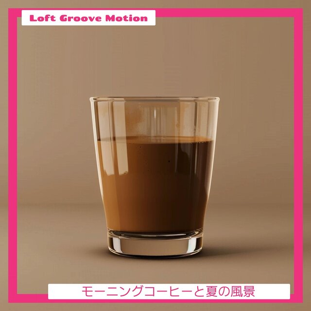 モーニングコーヒーと夏の風景