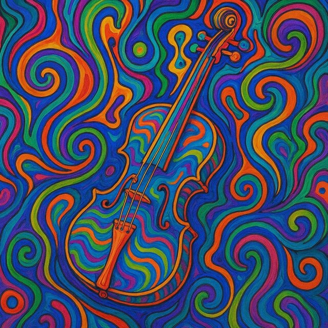 psychedelic violin