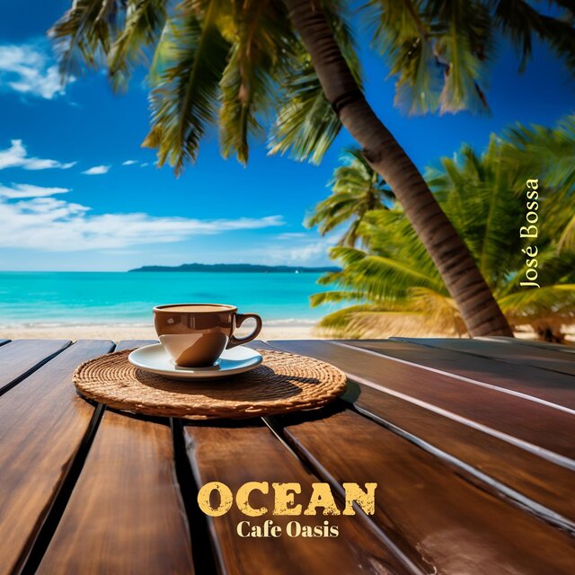 Ocean Cafe Oasis: Relaxing Cafe Bossa Nova Jazz with The Ocean Sounds, Drift Away Coastal Chill, Summer Relaxation