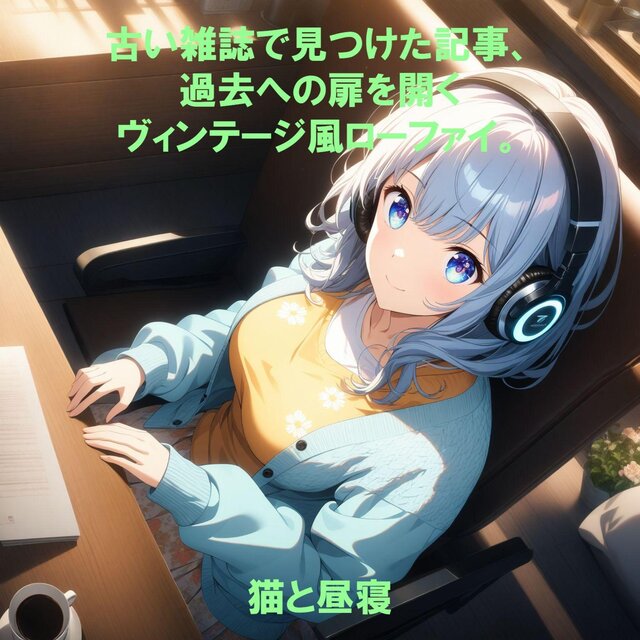 古い雑誌で見つけた記事、過去への扉を開くヴィンテージ風ローファイ。