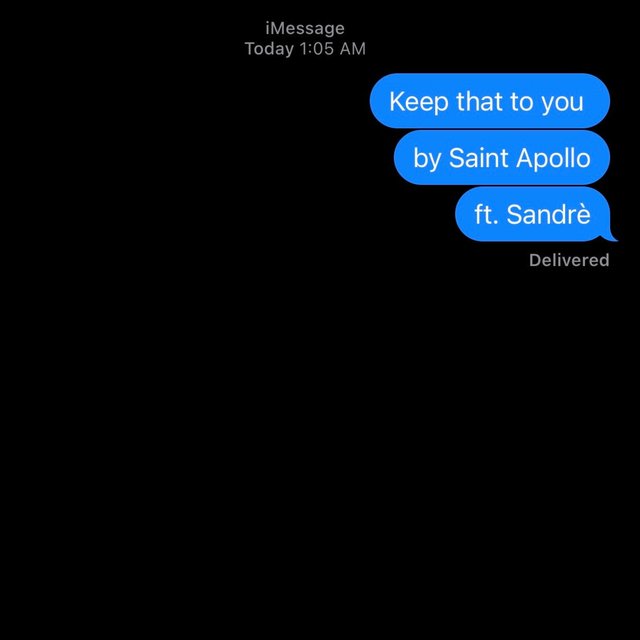 Keep That To You (feat. Sandrè)
