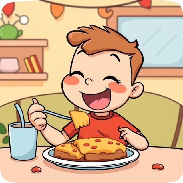 Mi piace mangiare