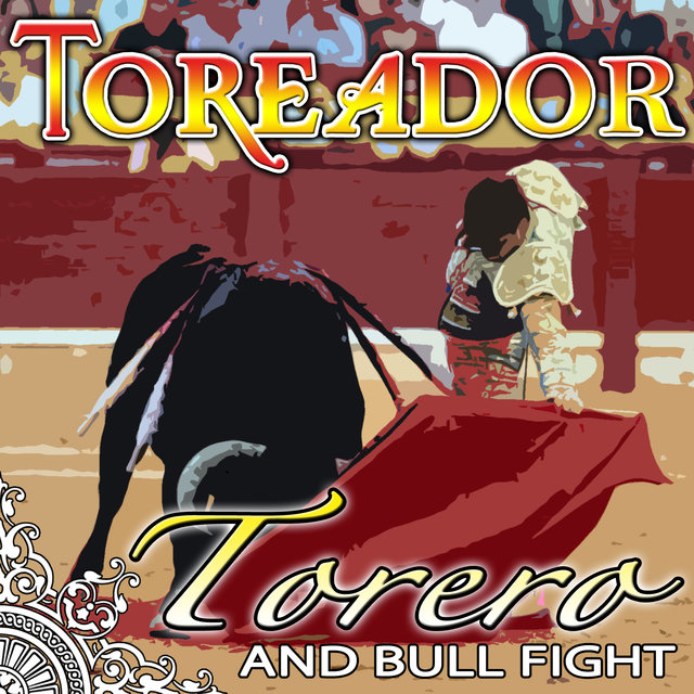 Toreador. Torero and Bull Fight