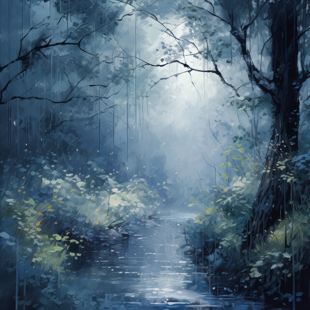 Cleansing Cascade: Heavy Rain Soundscapes