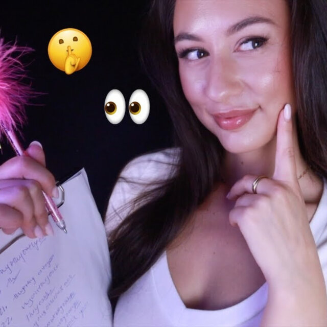 ASMR Asking You EXTREMELY Personal Questions (Whispering & Writing Sounds)