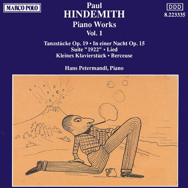 Hindemith: Piano Works, Vol.  1