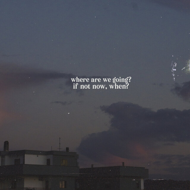 Where Are We Going? / If Not Now, When?