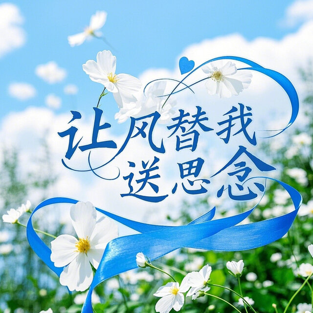 让风替我送思念