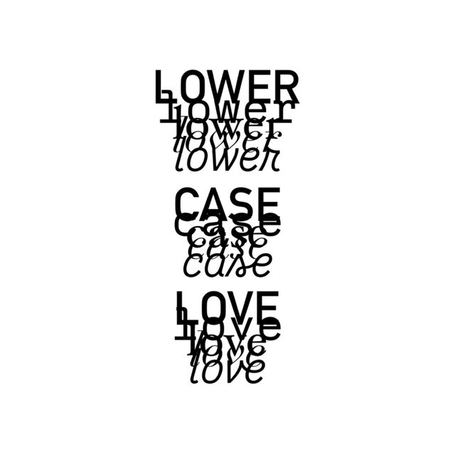 lower case love