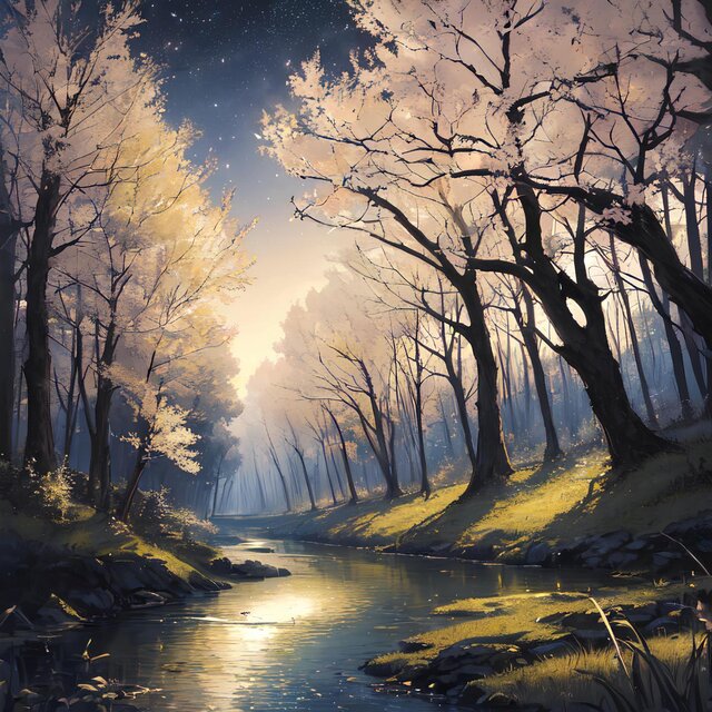 Peaceful sunrise