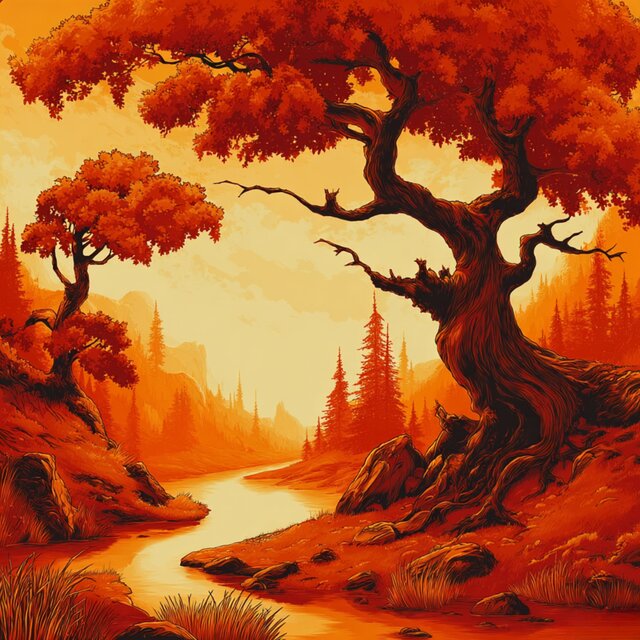 Lofi Crimson Focus
