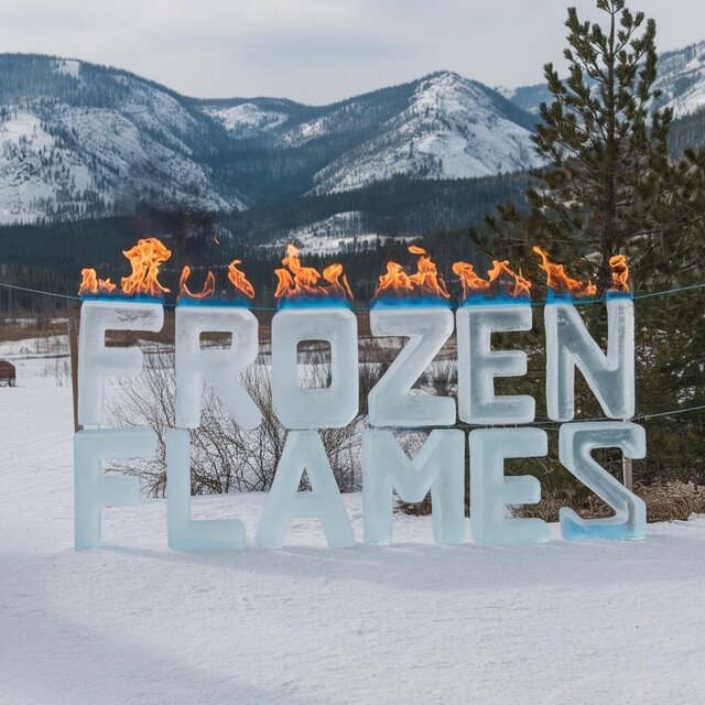 Frozen Flames