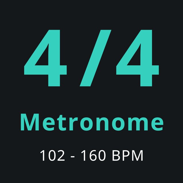 4/4 Metronome (102-160 BPM)