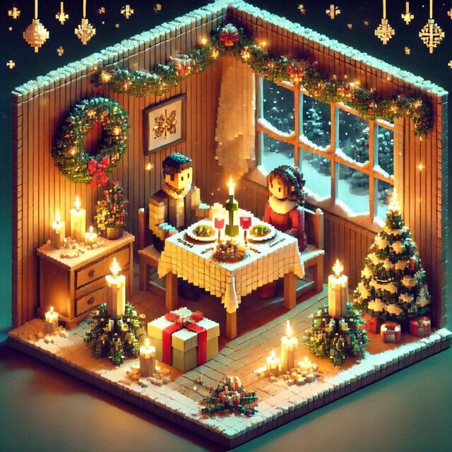 Lo-fi Romantic Candlelit Christmas