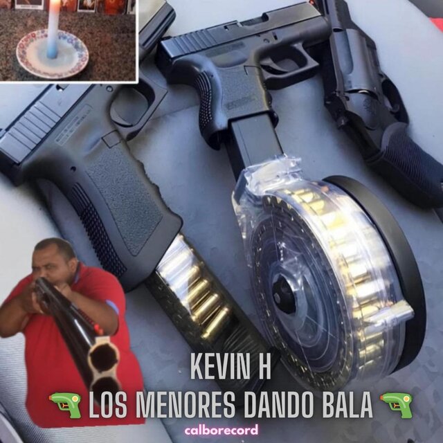 Lo menores dando bala