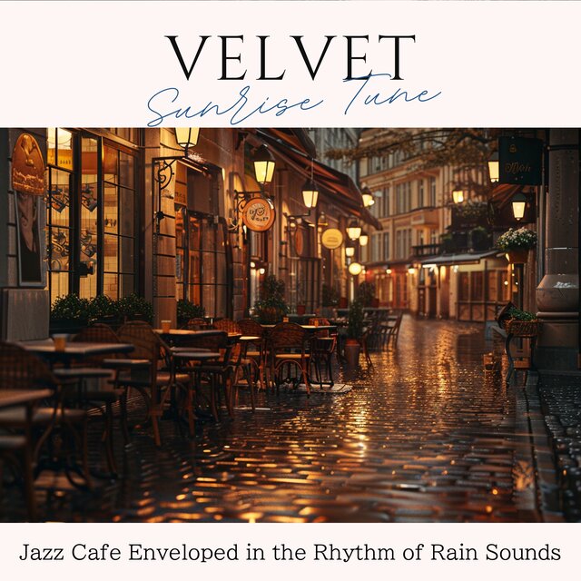 Jazz Cafe Enveloped in the Rhythm of Rain Sounds