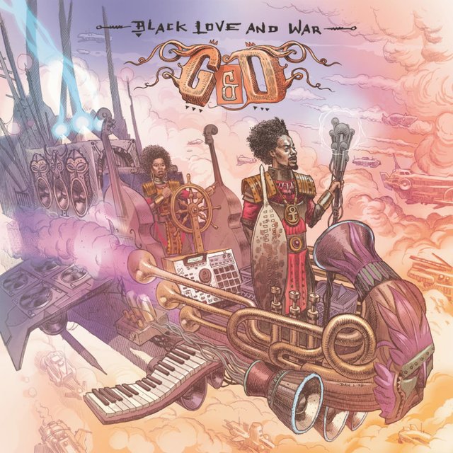 Cover art for album Black Love & War by G&D, Georgia Anne Muldrow & Declaime