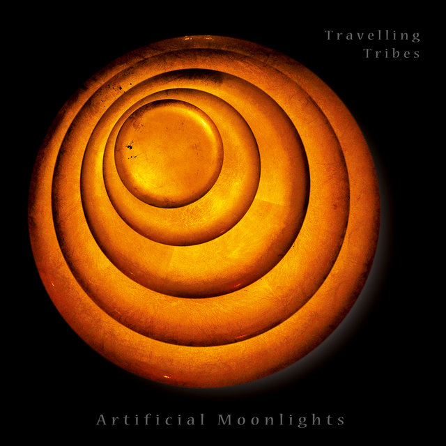 Cover art for album Artificial Moonlights by Travelling Tribes, Anders Filipsen, Emil Jensen, Victor Dybbroe, Lil Lacy