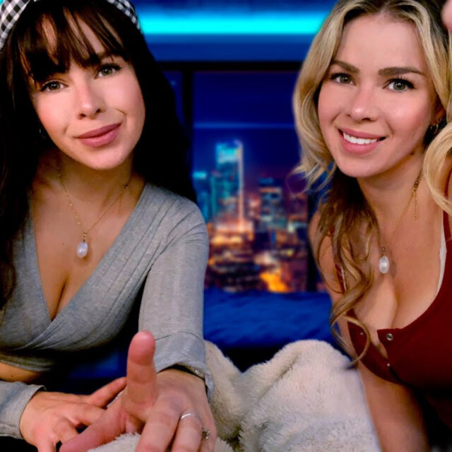 ASMR TWINS HELP YOU SLEEP (Personal Attention, POV, Massage)