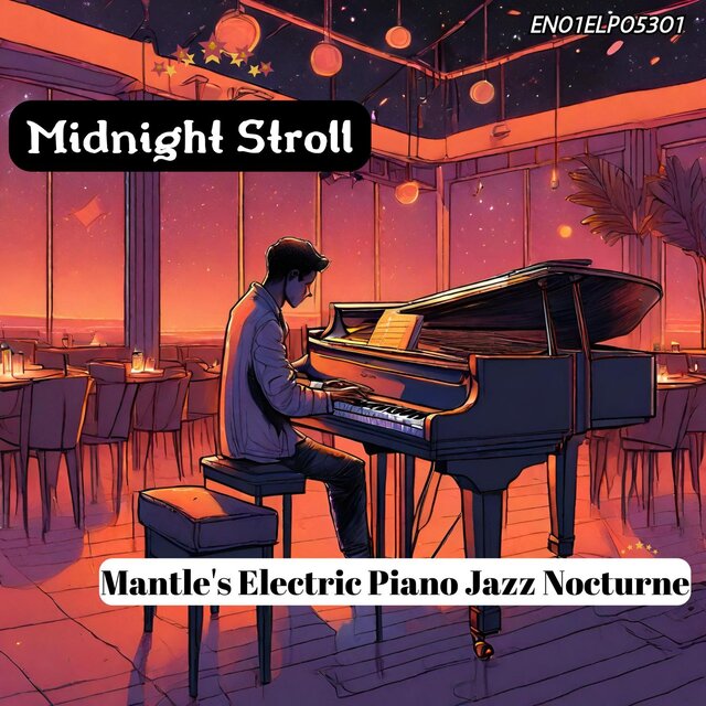 Midnight Stroll: Mantle's Electric Piano Jazz Nocturne