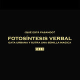 ¿Qué Está Pasando? Fotosíntesis Verbal Gata Urbana & Sutra una Semilla Mágica