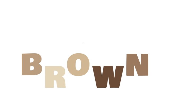 The Color Brown Song